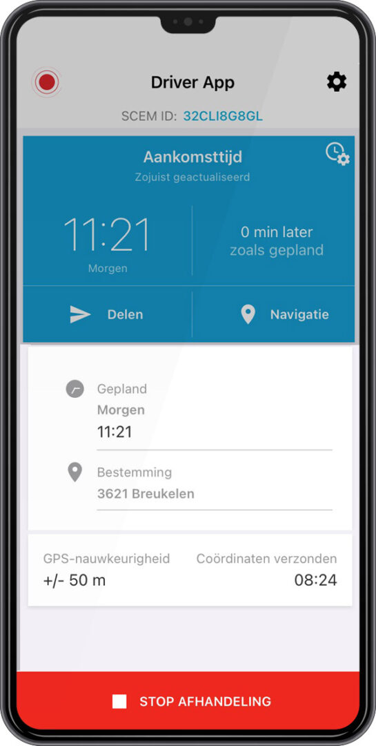 tlnplanner eta aankomsttijd_phone